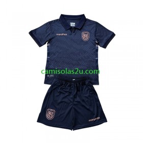 Camisolas de futebol Ecuador Criança Equipamento Alternativa World Cup 2026 Manga Curta